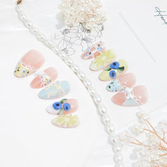 PBPCGBW close-up of 3D lemon and blueberry bow embellishments adding playful dimension