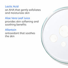 PCA SKIN label close-up displaying product claims and directions for confident use