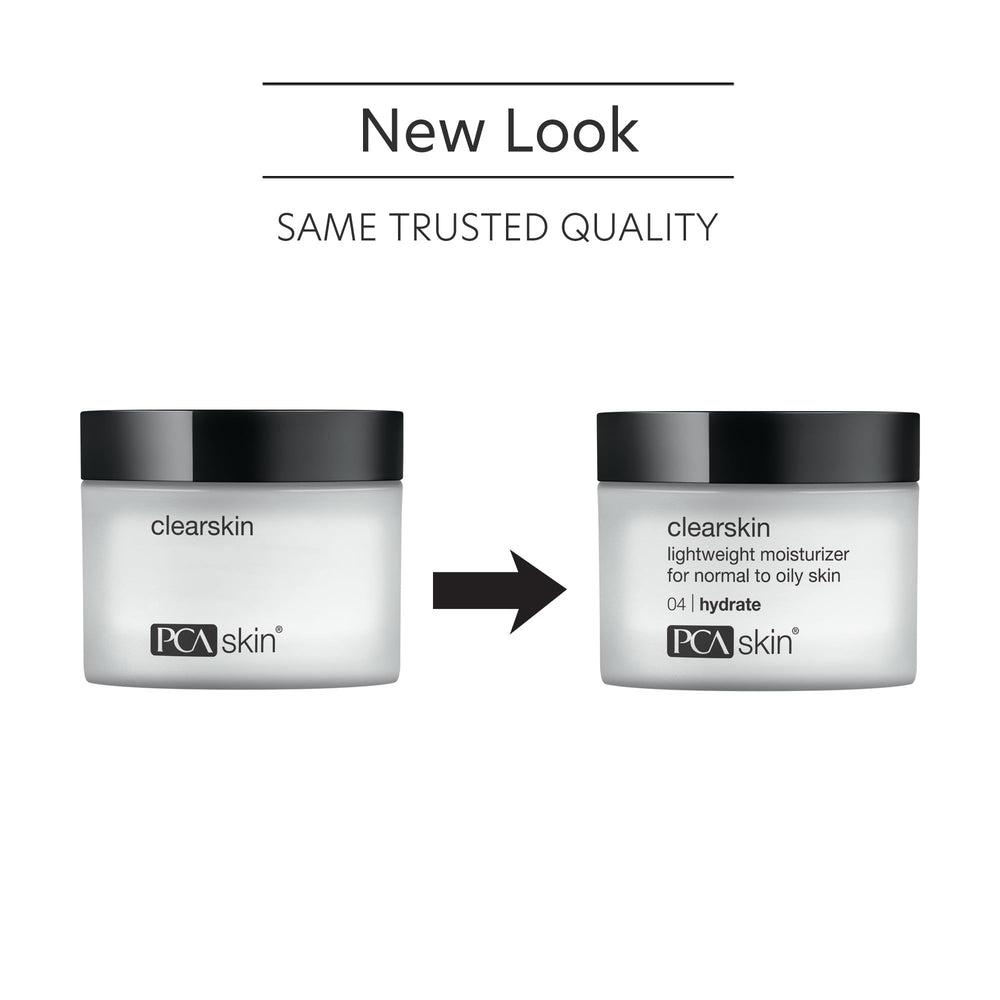 PCA SKIN cream texture close-up illustrating fast-absorbing, non-greasy finish