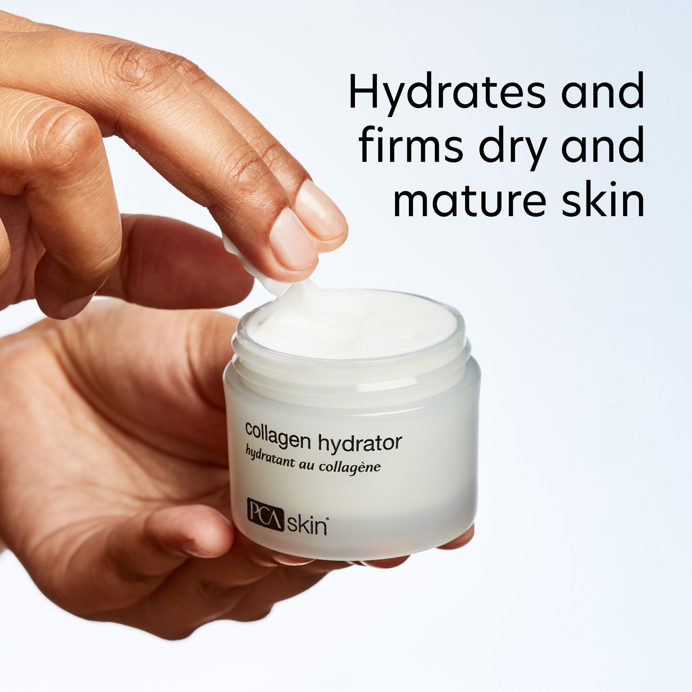 PCA SKIN shea butter and olive oil ingredients highlighting nourishment
