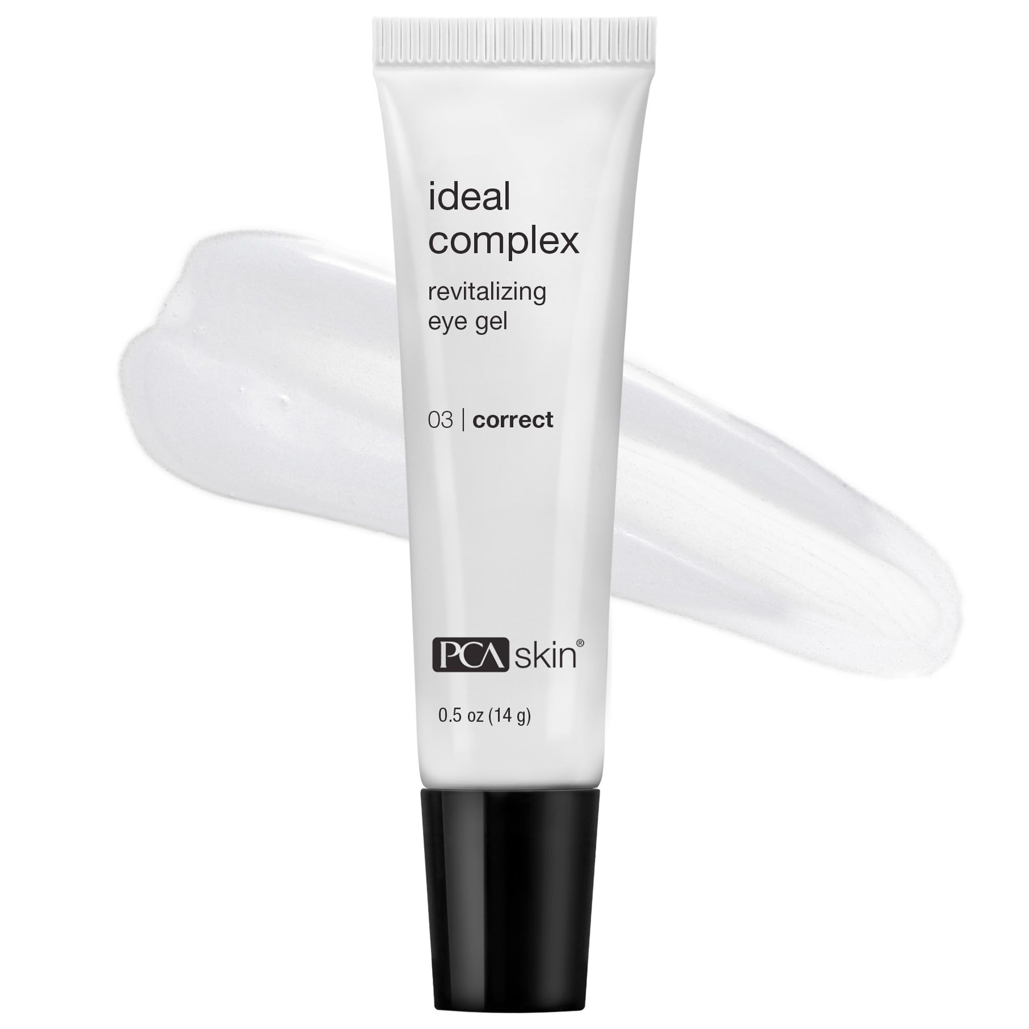 PCA SKIN front tube view shows sleek packaging and immediate product recognition