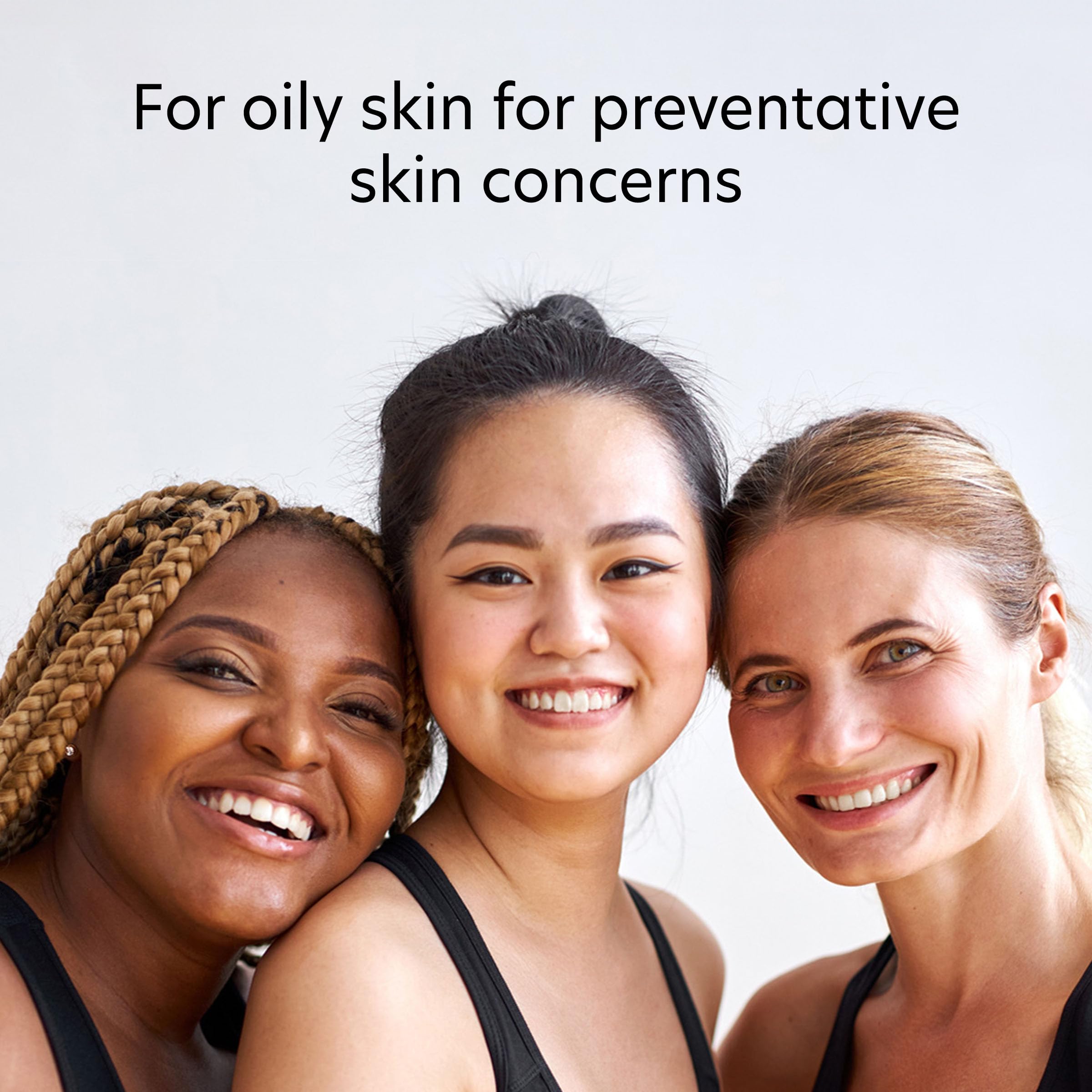 PCA SKIN paired with a lightweight moisturizer to illustrate post-wash hydration
