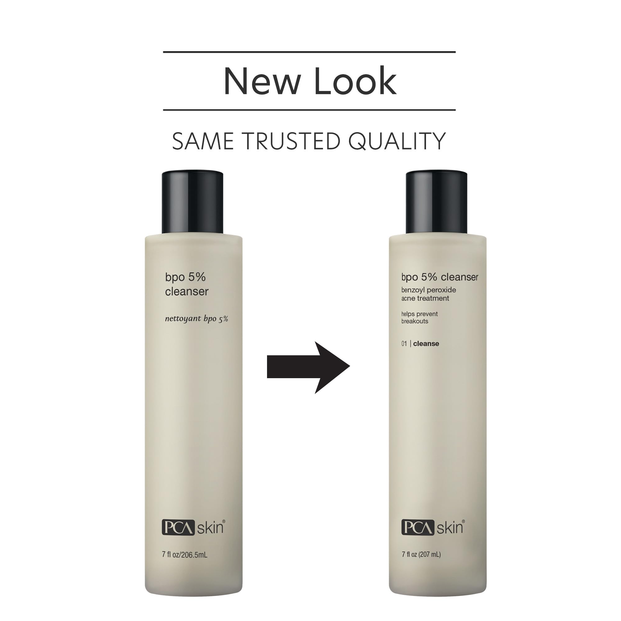 PCA SKIN pump producing foamy lather for effective cleansing and deep pore reach