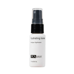 PCA SKIN hydrating face toner front bottle showing sleek packaging and hydration benefits
