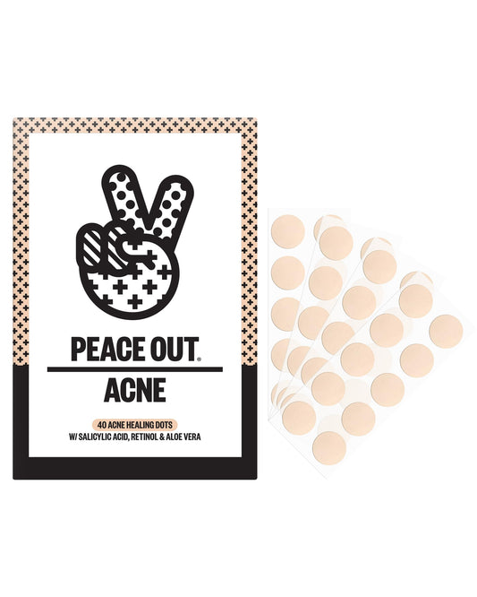 PEACE OUT front packaging showing 40-count box and product benefit