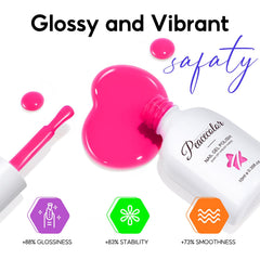 PEACECOLOR colorful nail art combo showing mix-and-match possibilities for creative looks