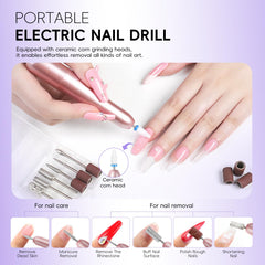 PEACECOLOR gel polishes and base top coat providing glossy protection