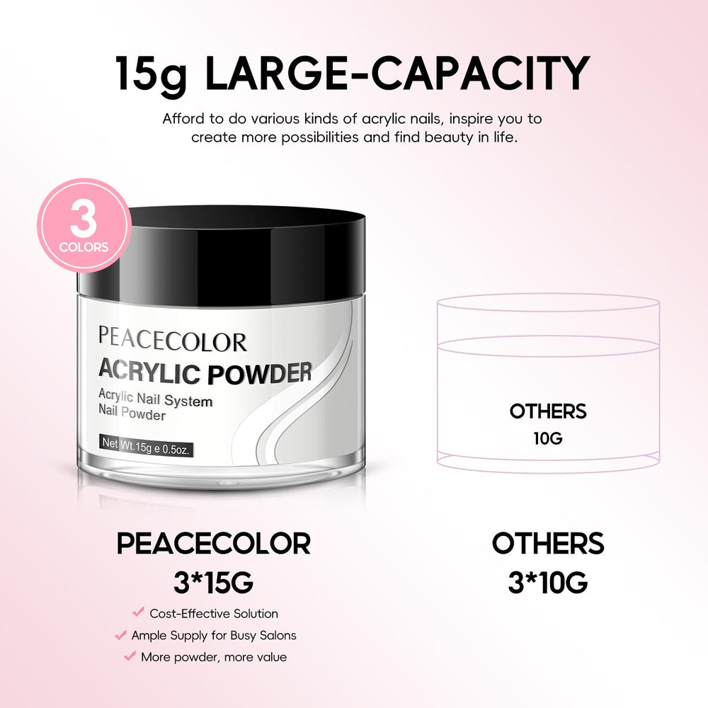 PEACECOLOR glass mixing cup with liquid for neat brush dipping and accurate ratios
