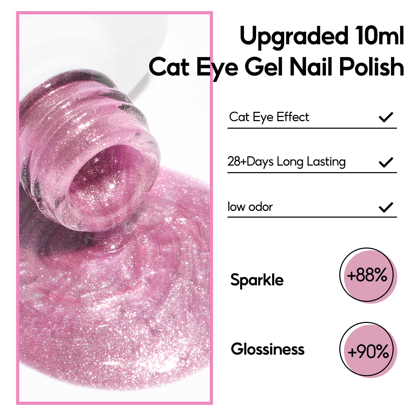 PEACECOLOR glitter shade texture swatch revealing sparkle and layered color