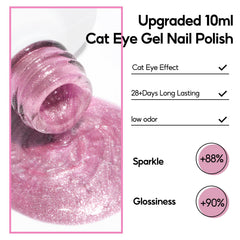 PEACECOLOR glitter shade texture swatch revealing sparkle and layered color