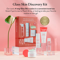 Peach & Lily cleanser pump detail demonstrating gentle foaming action