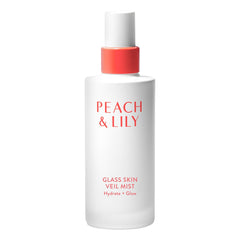 Peach & Lily front bottle image showing compact travel-friendly packaging and glow