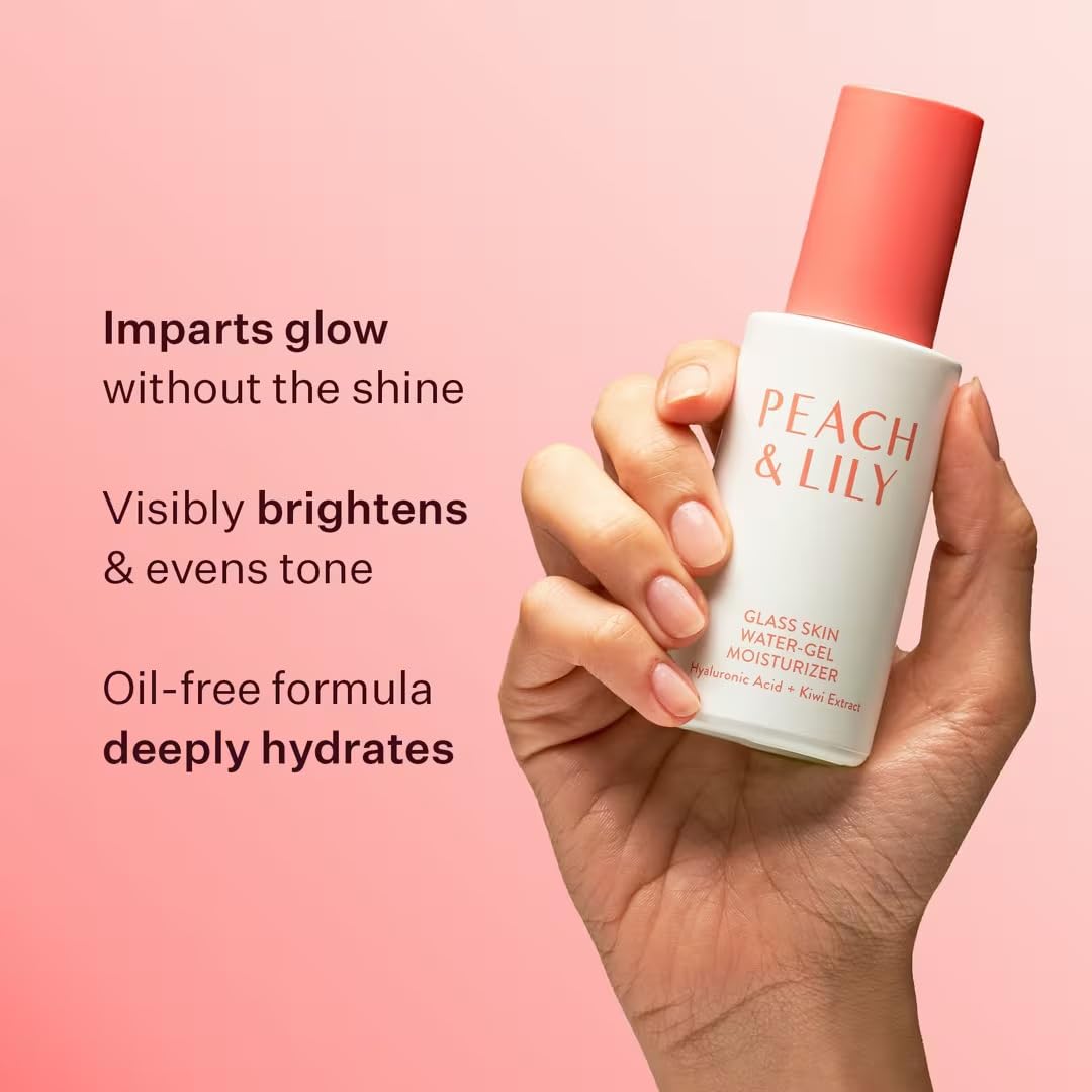 Peach & Lily jar top and label detail showing ingredient callouts and clean-beauty claims