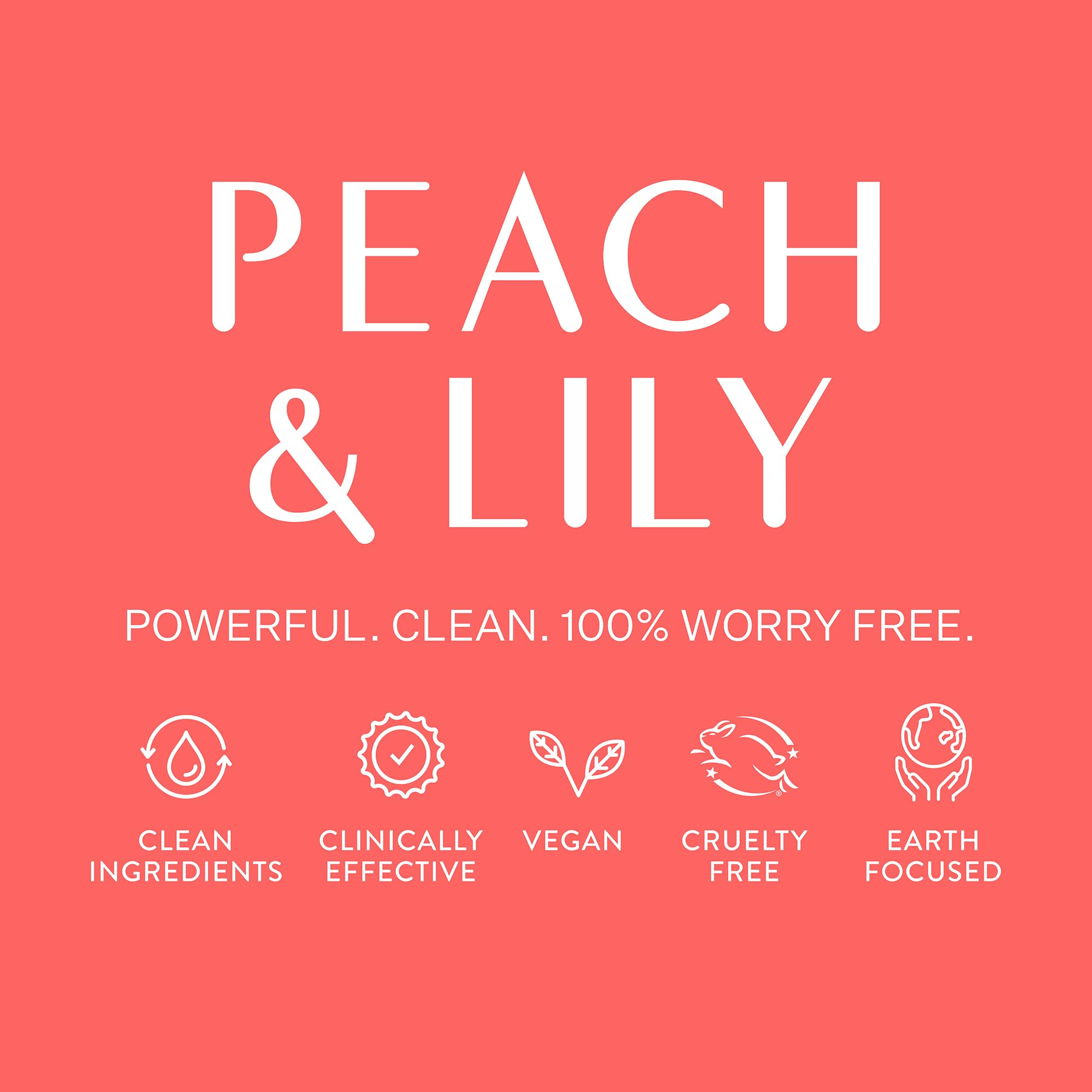 Peach & Lily on bathroom shelf in routine setting showing daily skincare integration