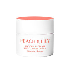 Peach & Lily jar front showing label and travel-friendly size for daily hydration