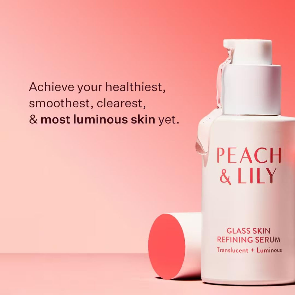 Peach & Lily pump dispenser detail for precise, mess-free dosing