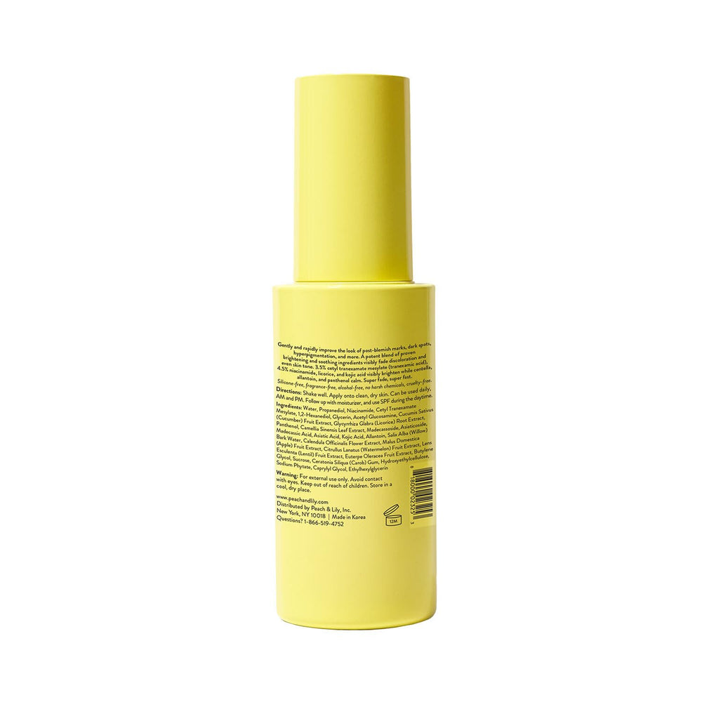Peach Slices airless pump closeup preserving active potency