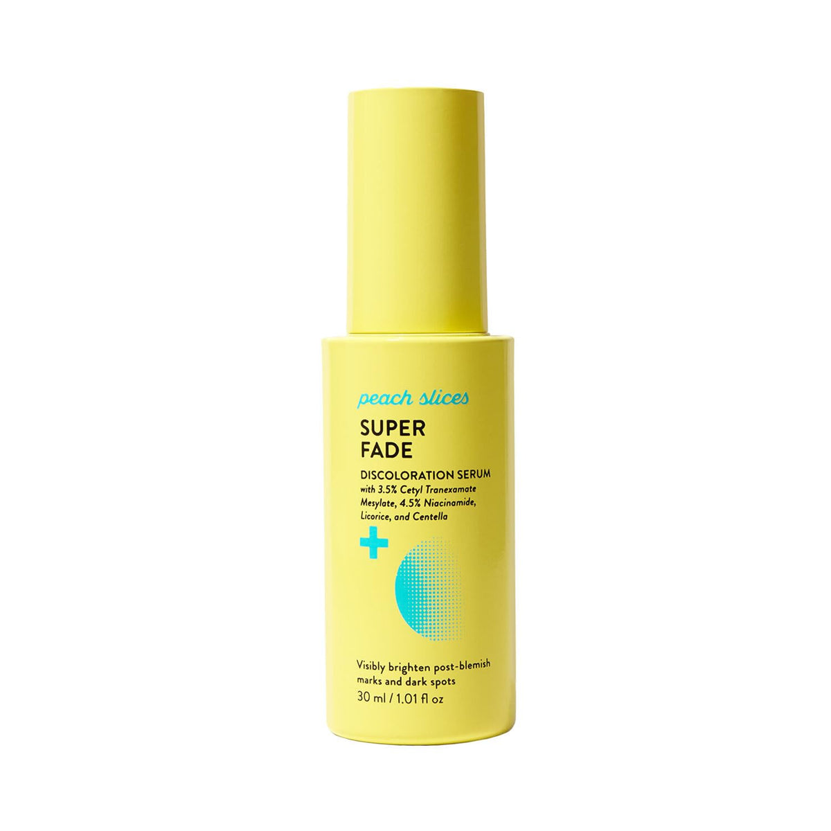 Peach Slices front packaging showing serum and clear benefits