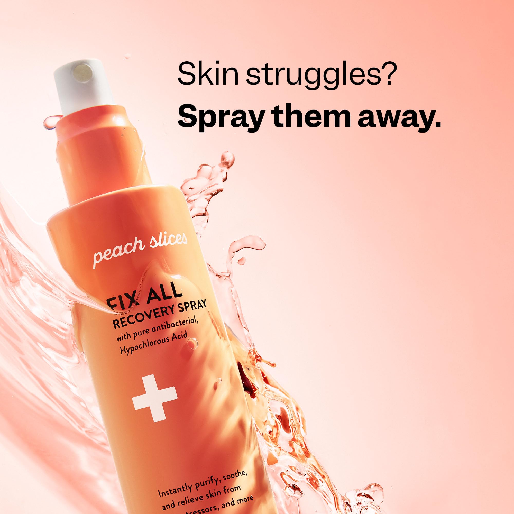 Peach Slices texture on skin illustrating lightweight finish and non-greasy comfort