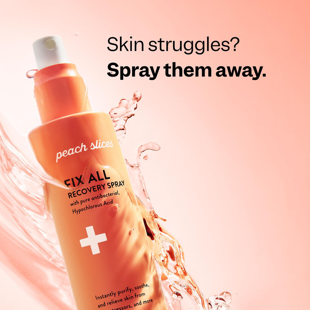 Peach Slices texture on skin illustrating lightweight finish and non-greasy comfort