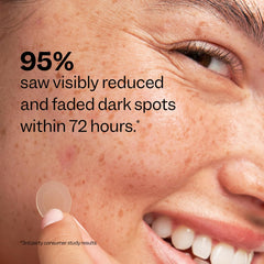 Peach Slices worn under makeup showing low-profile coverage and convenience benefit