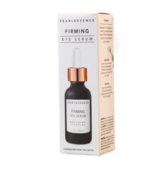 Pearlessence bottle label detail highlighting caffeine and peptide actives