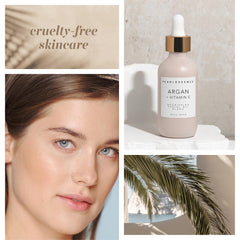 Pearlessence oil texture pouring to show lightweight absorption benefit