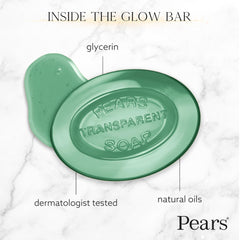 Pears soap lather in hand demonstrating soft foam and gentle hydration benefit