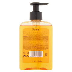 Pears close-up of liquid texture highlighting gentle, natural-oil formula benefit