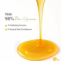 Pears shower gel in a wet shower setting for an uplifting cleansing routine