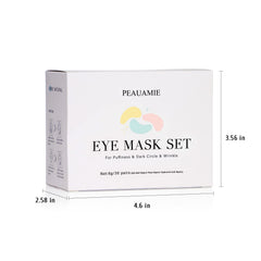 PEAUAMIE visible refreshed under-eye area after mask use