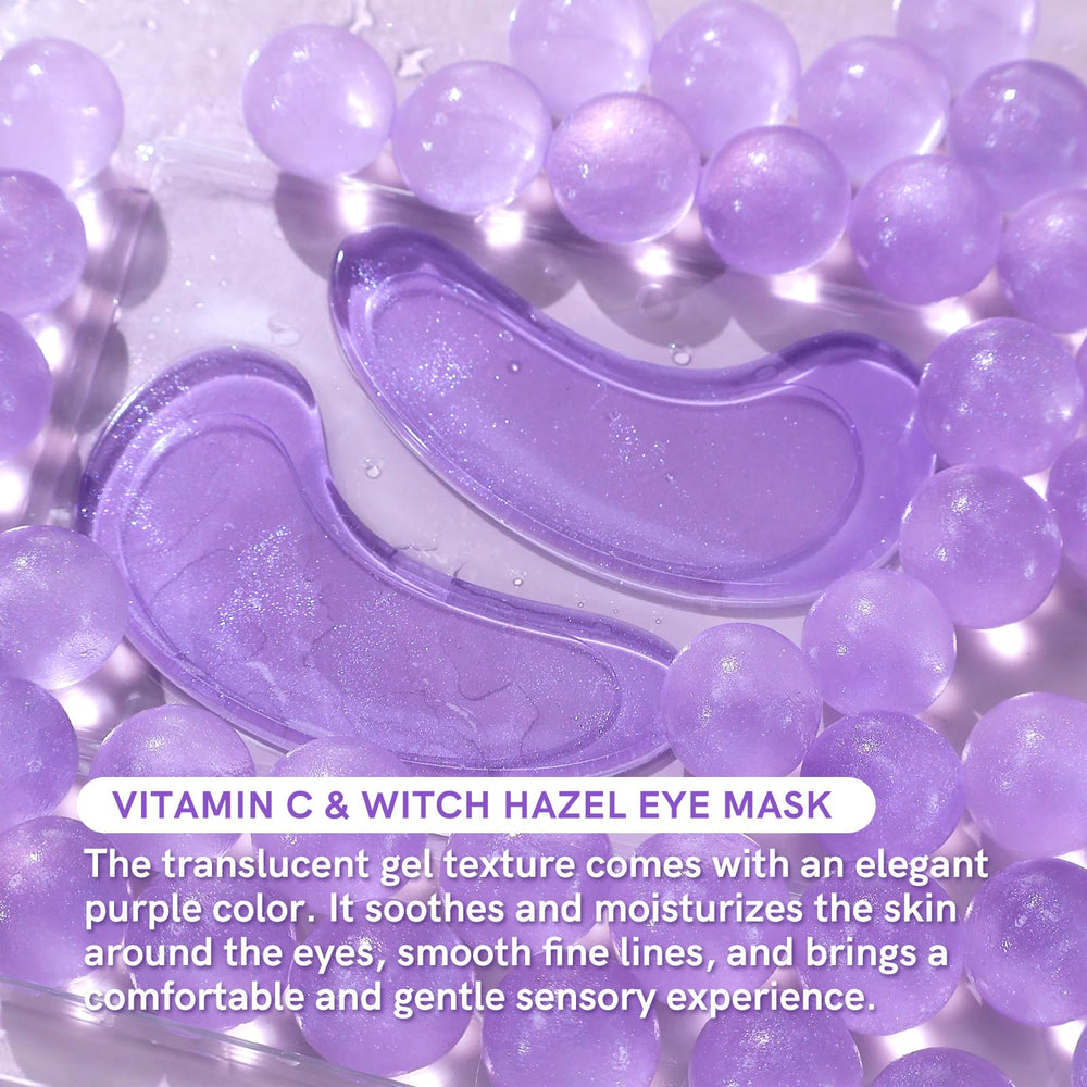 PEAUAMIE before and after under-eye improvement visible results