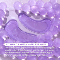 PEAUAMIE before and after under-eye improvement visible results