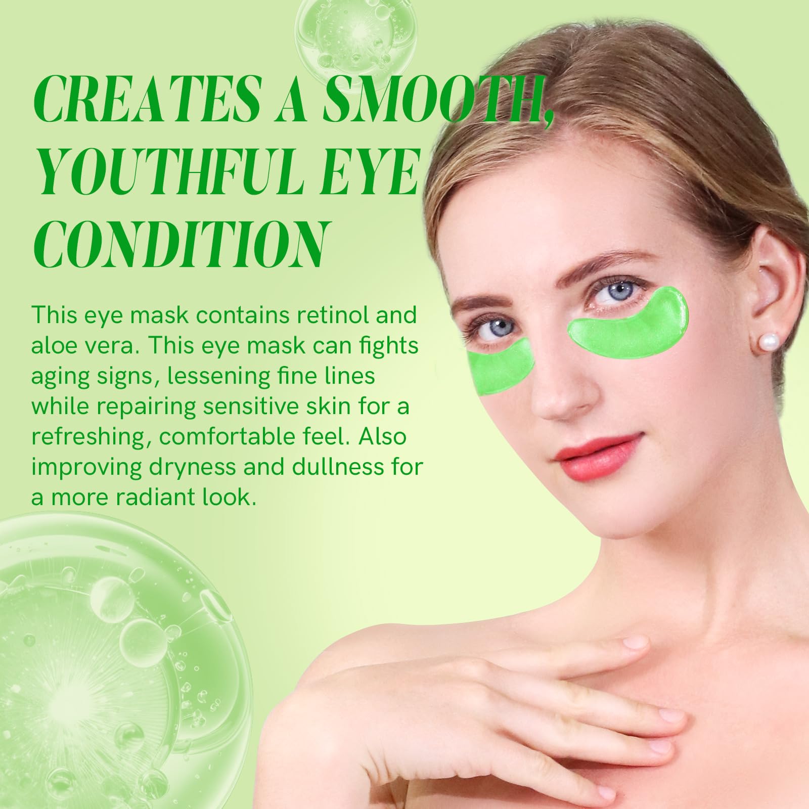 PEAUAMIE patch with visible essence droplet highlighting hydration boost
