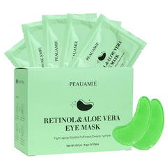 PEAUAMIE front packaging showing 30 pairs and easy at-home eye care