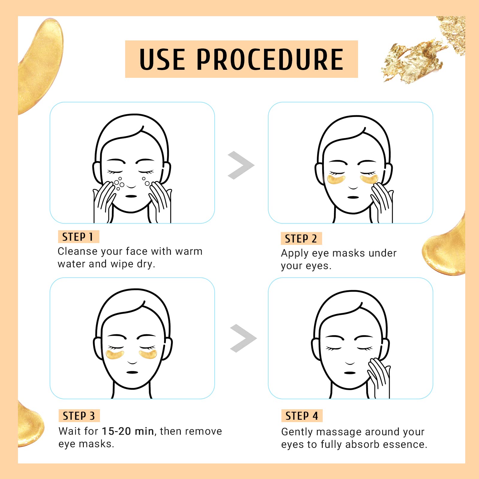 PEAUAMIE key ingredients display with hyaluronic acid and rose for visible refreshment