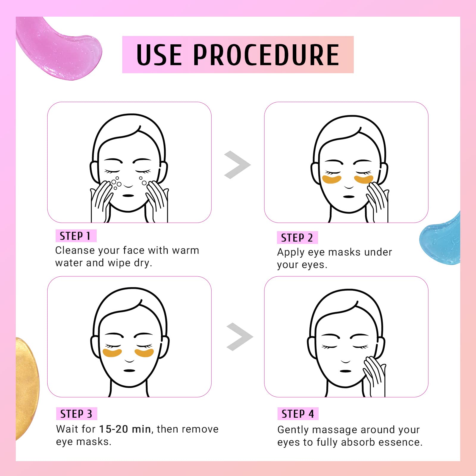 PEAUAMIE ingredient label highlighting hyaluronic acid and collagen benefits