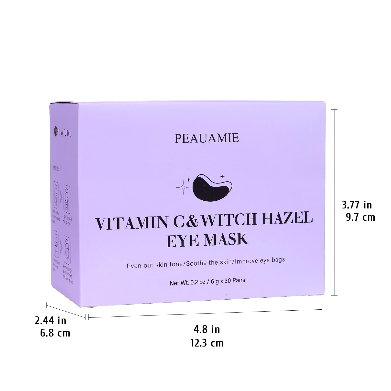 PEAUAMIE lifestyle shot of relaxed user enjoying quick treatment