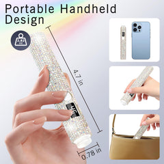 peccera next to smartphone showing portable size and easy travel