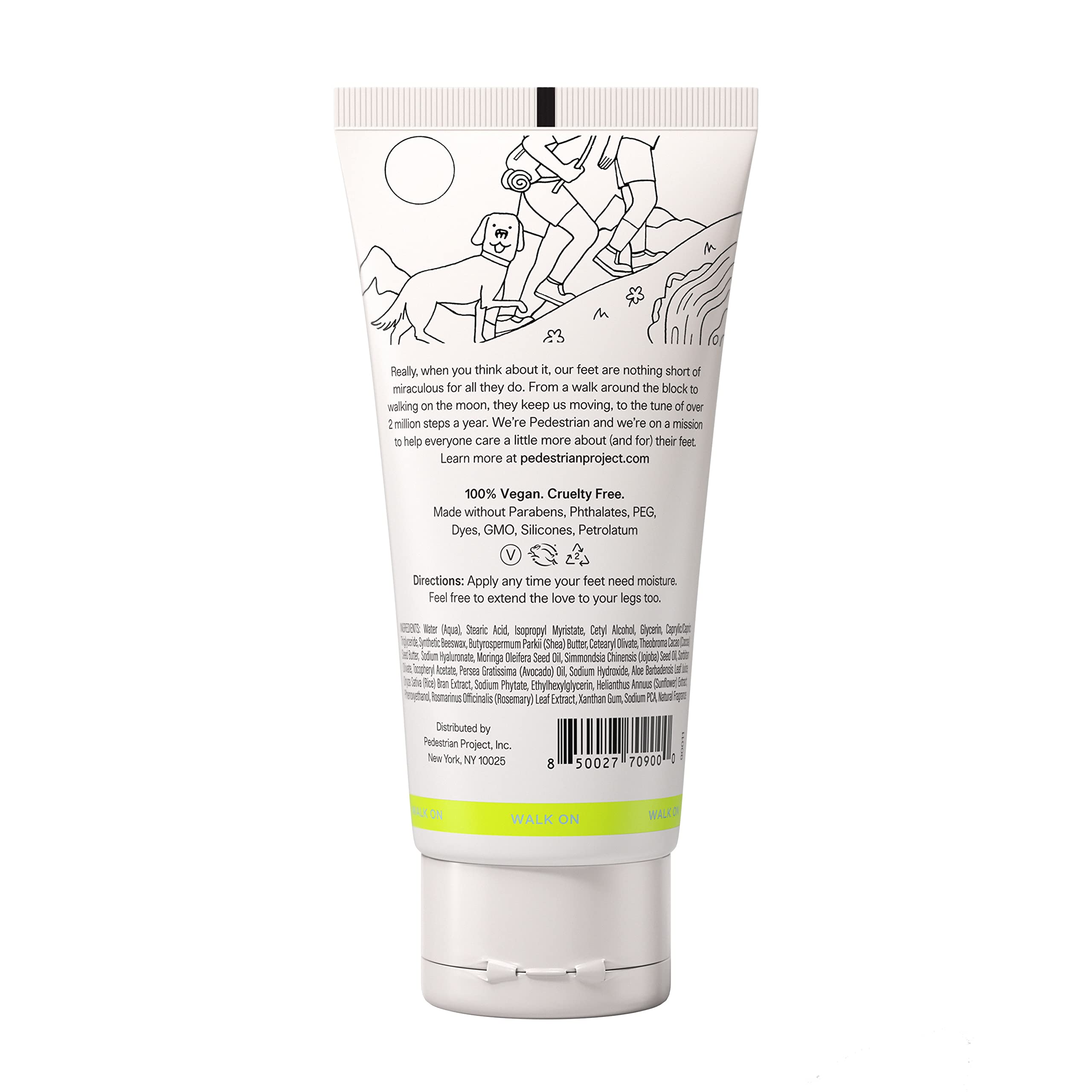 Pedestrian Project cream texture close-up illustrating rich, moisturizing balm