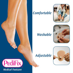 Pedifix Budin metatarsal pad detail demonstrating soft shock‑absorbing support