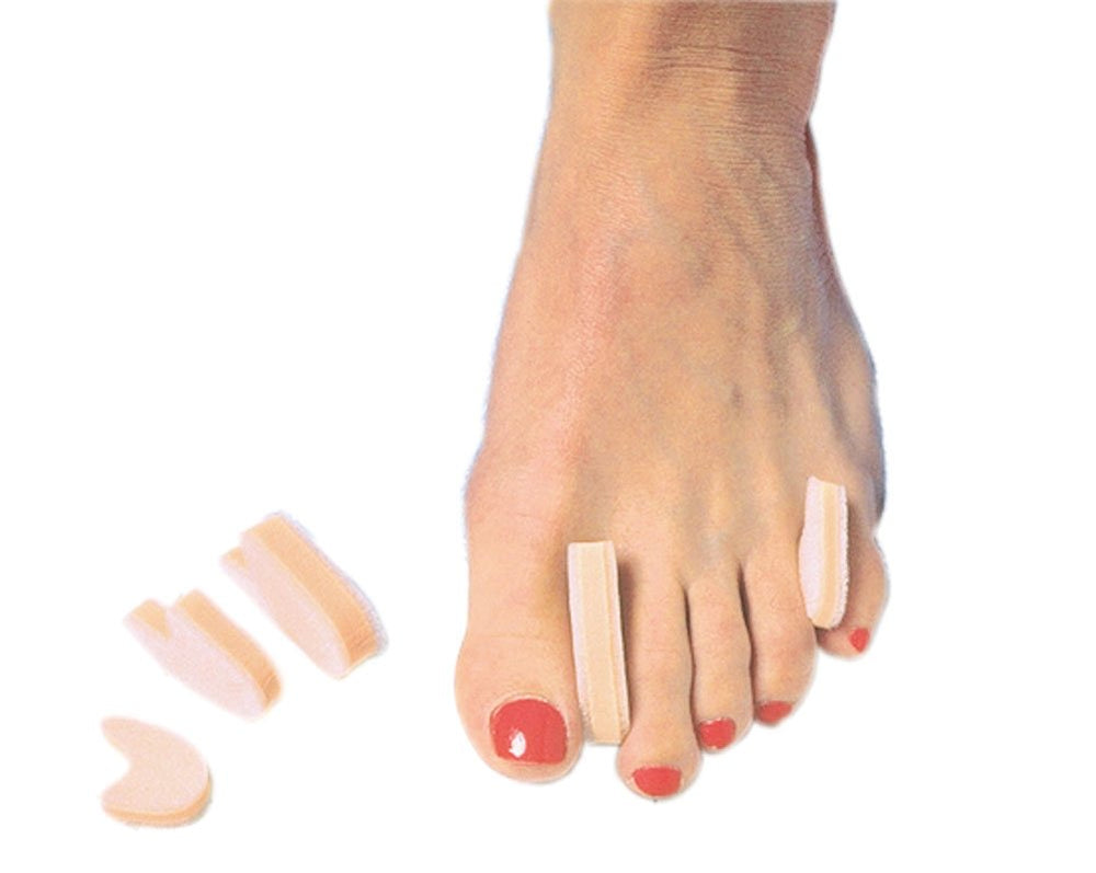 Pedifix toe separator small front packaging showing soft polyfoam and comfortable fit