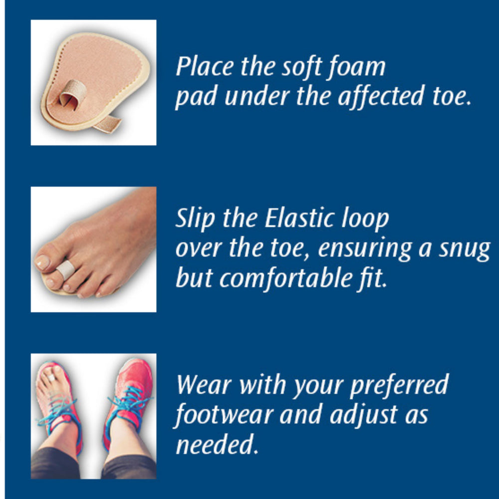 Pedifix worn inside a shoe demonstrating discreet fit and protection