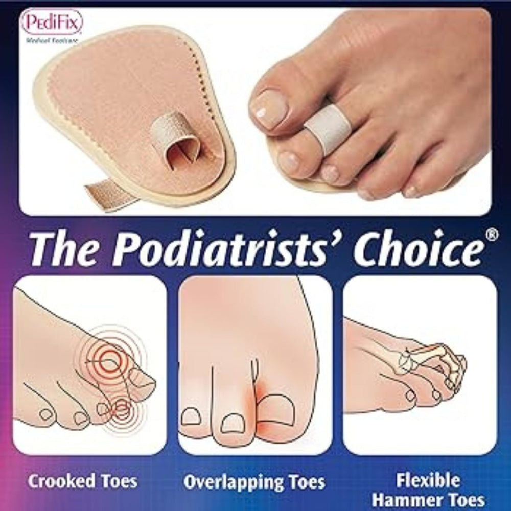 Pedifix underfoot cushion closeup illustrating soft foam pressure relief