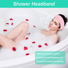 Pejnl headband styled in spa setting illustrating professional use