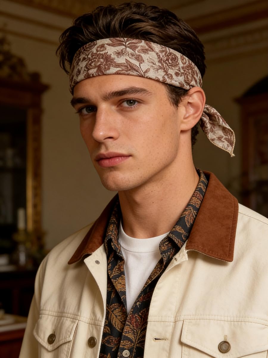 Pemilosci tied as neck scarf highlighting polished accessory benefit