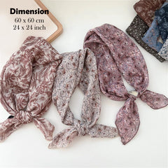 Pemilosci beside ruler showing 24x24 inch size for styling clarity