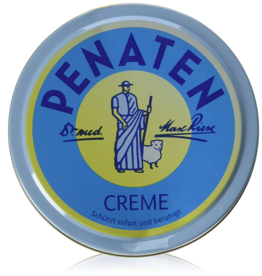 Penaten tube front view showing label and 150ml size, protective cream for gentle skin care