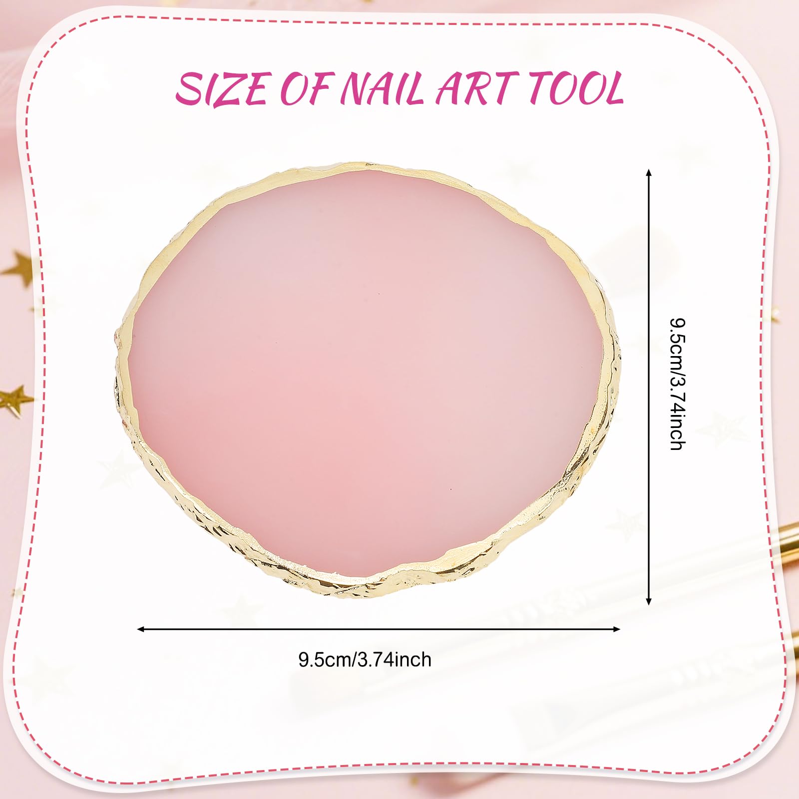 Pengxiaomei close-up of gold edge detail highlighting elegant trim and protected rim benefit