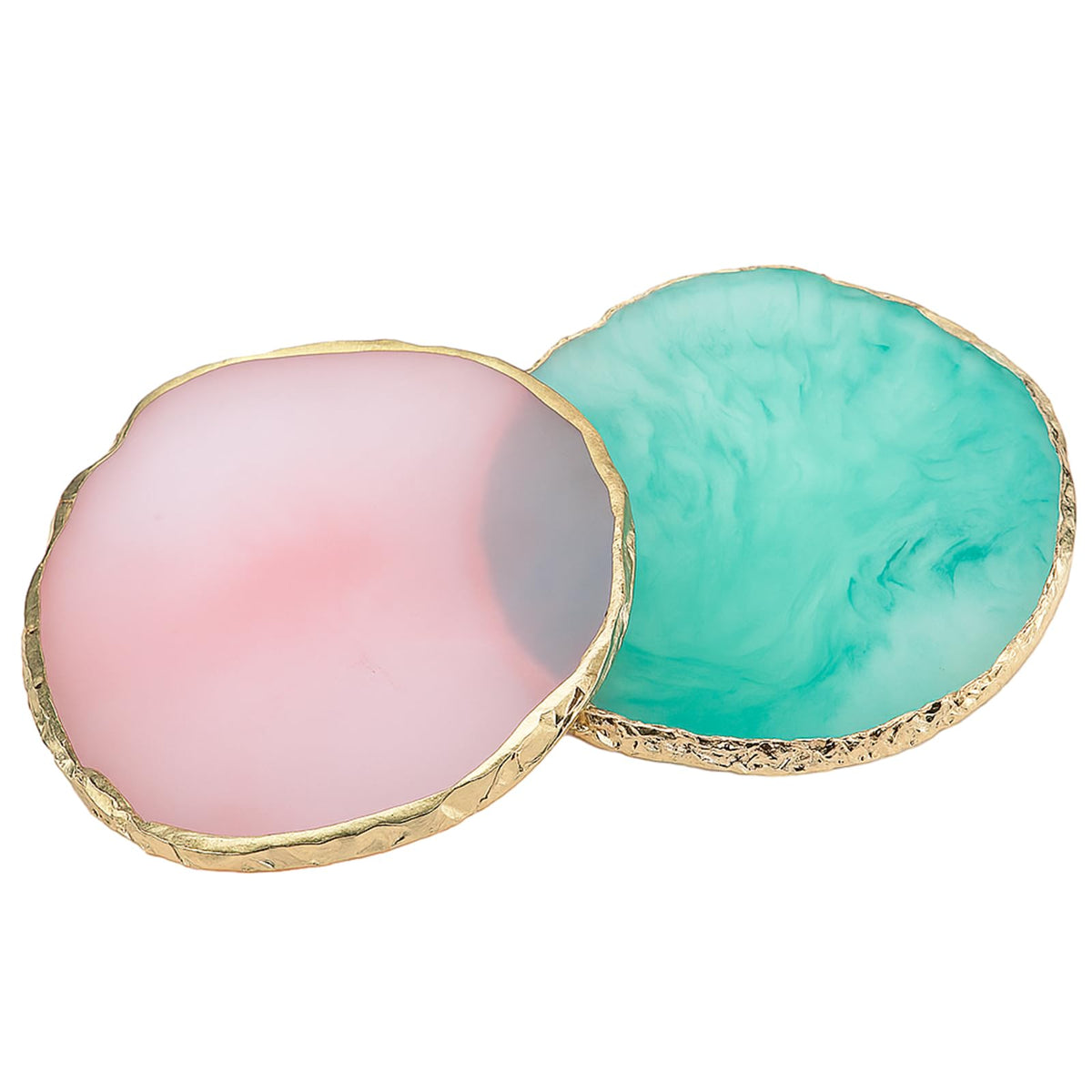 Pengxiaomei pink and green palettes front view showing compact set and color contrast